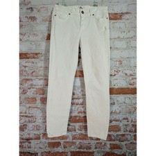 Paige Verdugo Ankle Jeans Womens 28 White Skinny Mid Rise Denim picture