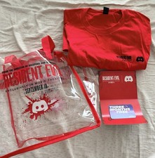 SDCC 2026 Resident Evil Bag Nitro Discord Activation Exclusive RED Shirt RARE picture