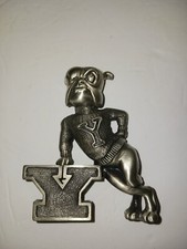1972-97 YALE PEWTER BULLDOG NCAA COLLEGE SCHOOL MASCOT TEAM LOGO FIGURINE picture