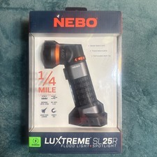 NEW NEBO NEBB-SPT-1004  Luxtreme SL25R 500 lm Black LED Spotlight 18650 Battery picture