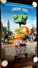 RANGO (2011) Original Movie Poster DS 27x40 JOHNNY DEPP.   dir-Gore Verbinski picture