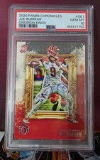 2020 Panini Chronicles Gridiron Kings Football Joe Burrow #GK-1 (RC) PSA 10 picture