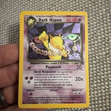 Pokemon Dark Hypno 9/82 Team Rocket Holo Rare Unlimited 2000 English 60 HP picture