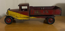 Buddy L Dump Truck Vintage 1920's-30's Pressed Steel Floor Toy A6-63 picture