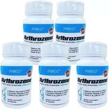 5 pack Fisico Arthrozene Natural Joint Health Supplement 30 Capsules Exp 12/26 picture