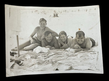 Vintage Beach Photo Ocean City Bathing Photograph 5 x 7 Maryland MD DC Area picture