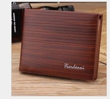 Men's Fashion Billfold Leather Wallet Credit Card Purse Clutch Bifold picture