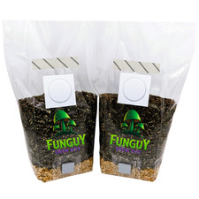 2-Pack - All-in-One Mushroom Growing Kit Sterile Grow Bag Rye Grain Substrate picture