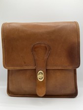 RARE Coach 9640 Slim Pouch Tabac Brown Turnlock NYC vintage PL READ DESCRIPTION  picture