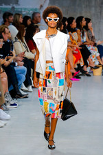 2019 MARNI Art Collage Viscose Blend Skirt SIZE IT38 US-S, Spring Summer Runway picture