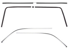 OER 6 Piece Deluxe Interior Headliner Molding Kit 1968 Firebird and Camaro picture