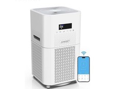 JOWSET True HEPA 4-Stage Smart Air Purifier Wi-Fi/App/Alexa 250 CFM White picture