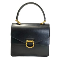 CELINE Gancini Black Leather Handbag picture