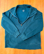 lululemon women’s Scuba Evolved Oversized Half-zip hoodie in Remixed Marine picture