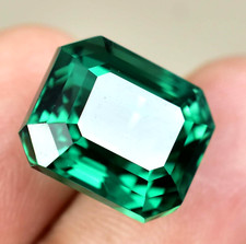 Natural Green Emerald 11.70 Ct Emerald Cut AGL Certified Stunning Loose Gemstone picture