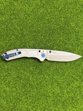 Benchmade Titanium M390 Drop Point Axis Lock EDC Folding Knife picture