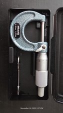 MITUTOYO 103-137 Micrometer,0-25mm,0.01,Ratchet picture
