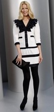 Chanel 2009 Cruise (09C) Ecru Bouclé Tweed Dress Size FR 40 picture