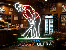 Michelob Ultra Golf Beer Neon Led Sign 24