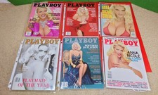 Vintage Anna Nicole Smith Playboy Magazine Lot of 6 1992 1993 2001 2007 Tribute picture