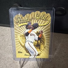 2000 TOPPS HANDS OF GOLD BARRY BONDS GLOVE DIE-CUT #HG1 1999 MLB HOF BASEBALL picture