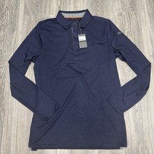 Kjus Inverness Cashmere Blend Long Sleeve Polo Shirt Blue Men's size 52 picture