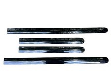 1998-2011 Ford Crown Victoria Door Molding Trim Impact Strip Set BLACK OEM picture
