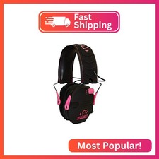 Walker's Game Ear Razor Slim Electronic Muff, Pink, Hearing Protection, Earmuff picture