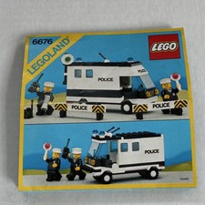 LEGO 6676 Police Van LEGOLAND Illustrated Instruction Manual English picture
