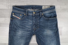 Mens Diesel LARKEE Stretch Regular Straight Blue Jeans W32 L30 Wash 0853R picture