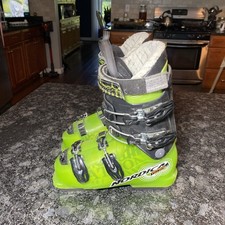 Nordica Green Patron Team Kids Ski Boots - Size 4.5 / Mondo 22.5 Used picture