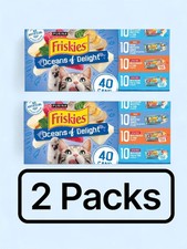 Purina Friskies Wet Cat Food Oceans Delight Variety Pack 5.5oz Cans 40ct 2 Pack picture