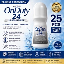 25-Avon ON DUTY 24 HOURS UNSCENTED  Roll-on Deodorant 2.6oz picture