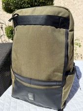 *wear On Bottom Back Chrome Industries Hondo Backpack Brown 17” Commuter Daypack picture
