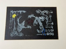 Lee Hang Sung “SWAN” 1958 Korean Modern Abstract Signed  USA picture