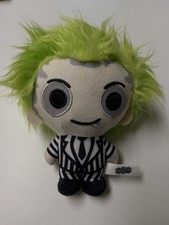 Beetlejuice Toy Factory 7” Plush Green Hair Striped Suit 2024 Halloween Doll picture
