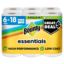 Bounty Essentials Select-A-Size Paper Towels - 6 Triple Rolls picture