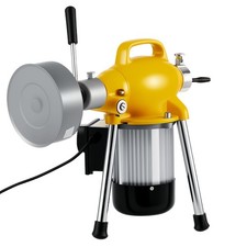 GRAVEE Drain Cleaner Machine w/ 66FT & 16FT Cable 500W Sectional Snake Auto Feed picture