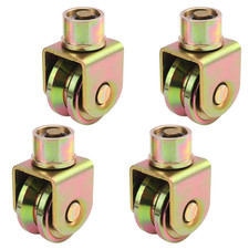 4 Pack 2.5 Inch Sliding Gate Wheels with 360-Degree Rotational Stem, 2.5