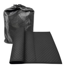 YoRise Foldable Car Repair Pad, Under Rolling Creeper Mat Black, Black picture