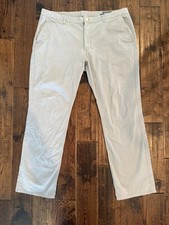 Bonobos Chino Straight Leg Men's 40x32 Gray Preppy Casual Business Pants picture