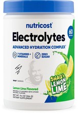 Nutricost Electrolytes Complex Powder (Shaq's Lemon Lime) 60 Servings picture