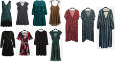 11 Womens Dresses Size 22 24 Mixed Lot BloomChic Plus Size Gently Used picture