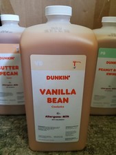 Dunkin Donuts Vanilla Bean Swirl Syrup 64 oz With Pump picture