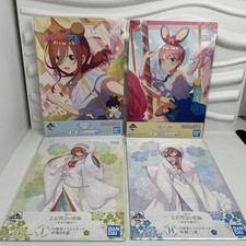 The Quintessential Quintuplets Illustration Art Board Lot Of 4 F 10-1/4x7-1/4 picture