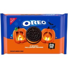 OREO Orange Creme Chocolate Sandwich Cookies, Limited Edition, Halloween Cookies picture