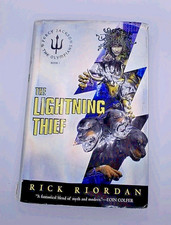 The Lightning Thief Rick Riordan 2005 First Edition 2nd Print Hardcover Book 1 picture