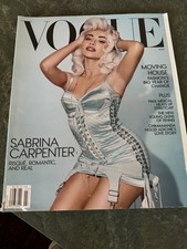 SABRINA CARPENTER USA VOGUE FASHION MAGAZINE MARCH 2025,NO Label -   picture