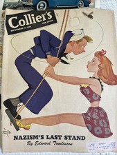 1944 SEPTEMBER 2 COLLIER'S MAGAZINE Nazisms Last Stand Articles & Ads picture