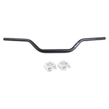 TUSK Universal Big Bar Clamp/Bar Kit Renthal FatBar Carmichael High Bend Black picture